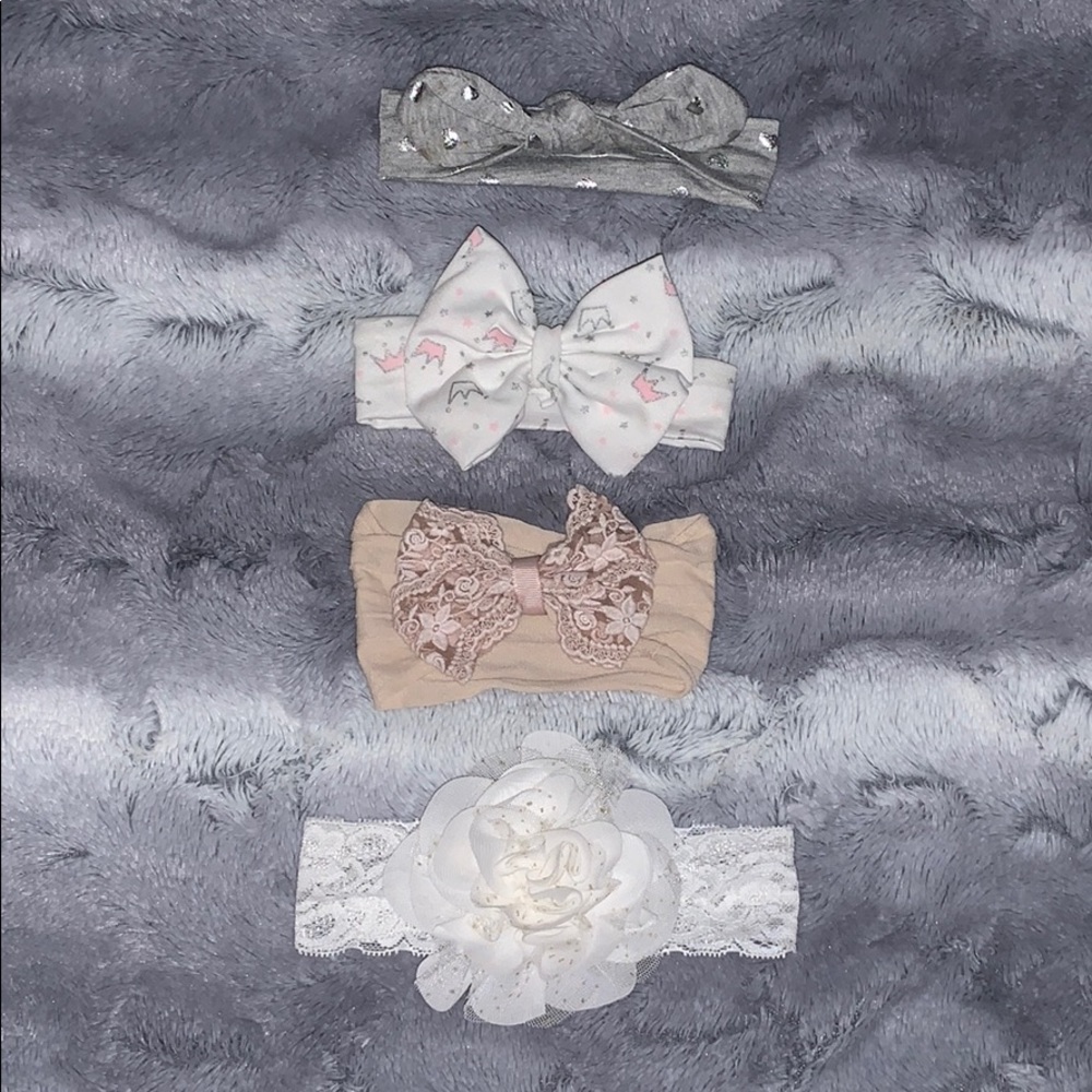 🌹4 piece infant headbands
